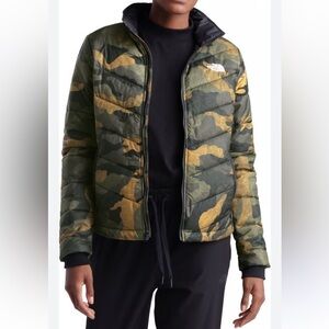 The North Face Tamburello 2 Light Weight Camo Puffer Jacket Womens Size M